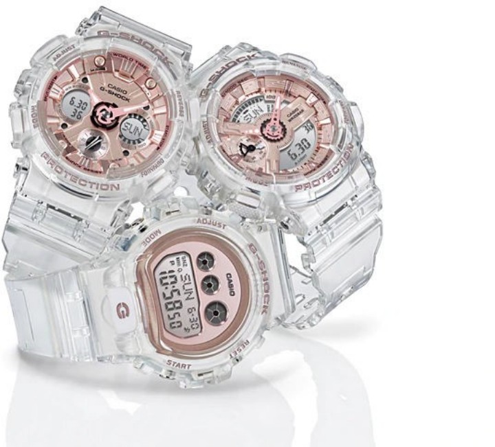 Obrázok z Casio G-Shock Transparent x Rose gold