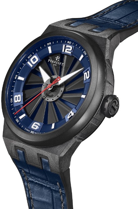 Obrázok z Perrelet Turbine Carbon Midnight Blue