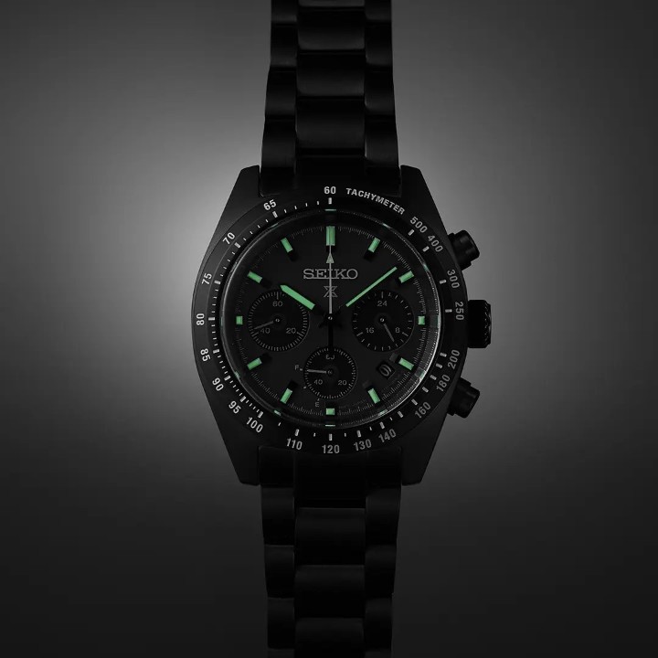 Obrázok z Seiko Prospex Speedtimer Solar Chronograph The Black Series