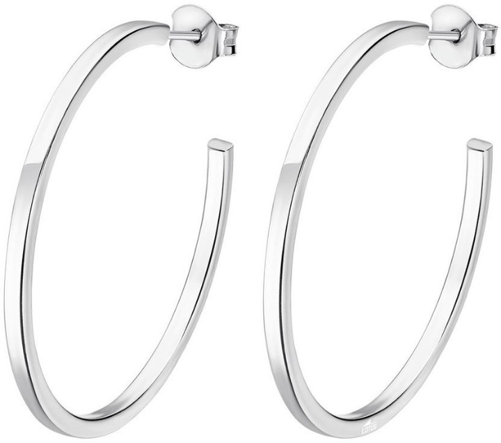 Obrázok z LOTUS SILVER náušnice HOOPS