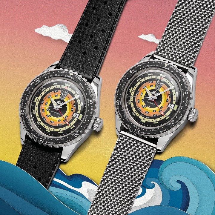 Obrázok z Mido Ocean Star Decompression Worldtimer Special Edition