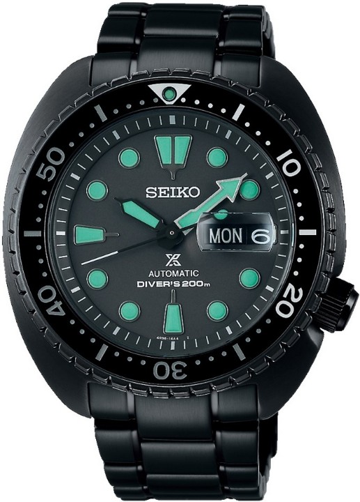 Obrázok z Seiko Prospex The Black Series ‘Night Vision’ Turtle Diver