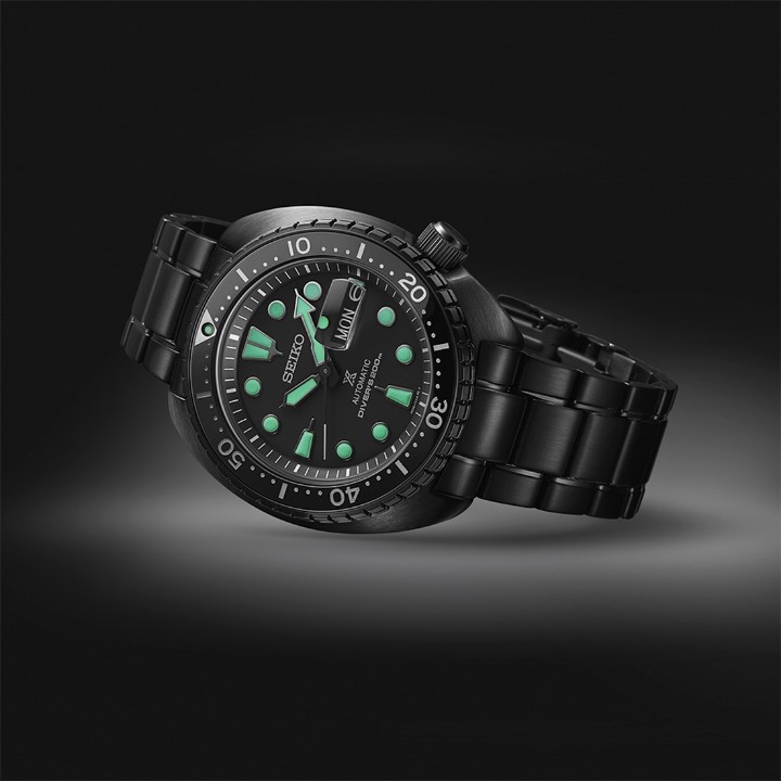 Obrázok z Seiko Prospex The Black Series ‘Night Vision’ Turtle Diver