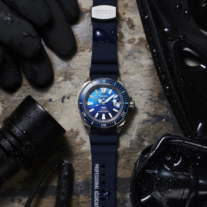 Obrázok z Seiko Prospex Sea ‘Great Blue’ Samurai Scuba PADI Special Edition