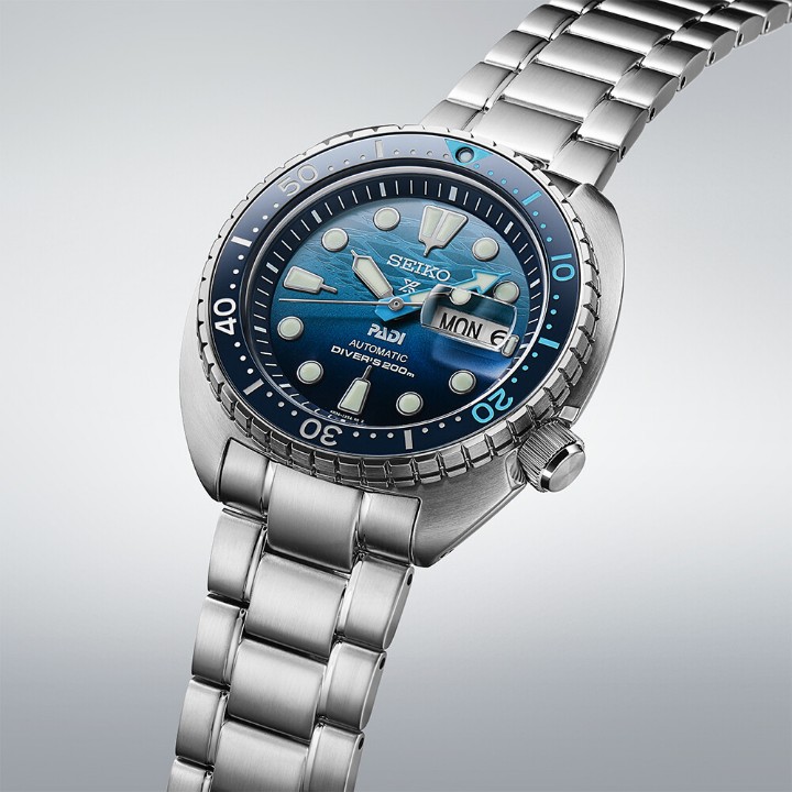 Obrázok z Seiko Prospex Sea ‘Great Blue’ Turtle Scuba PADI Special Edition