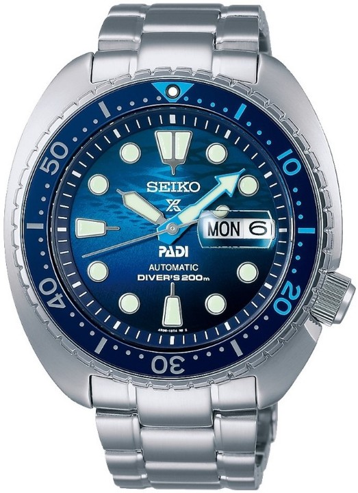 Obrázok z Seiko Prospex Sea ‘Great Blue’ Turtle Scuba PADI Special Edition