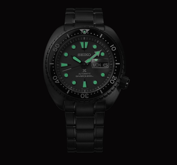 Obrázok z Seiko Prospex The Black Series ‘Night Vision’ Turtle Diver