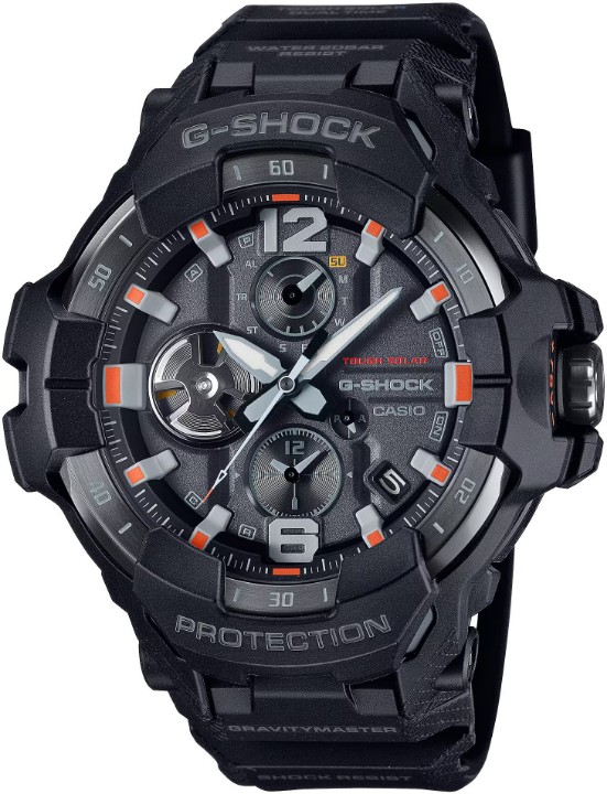 Obrázok z Casio G-Shock GravityMaster Black and Emergency Colours Series