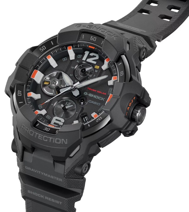 Obrázok z Casio G-Shock GravityMaster Black and Emergency Colours Series