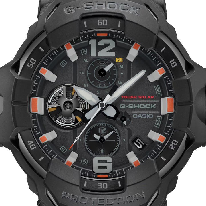 Obrázok z Casio G-Shock GravityMaster Black and Emergency Colours Series