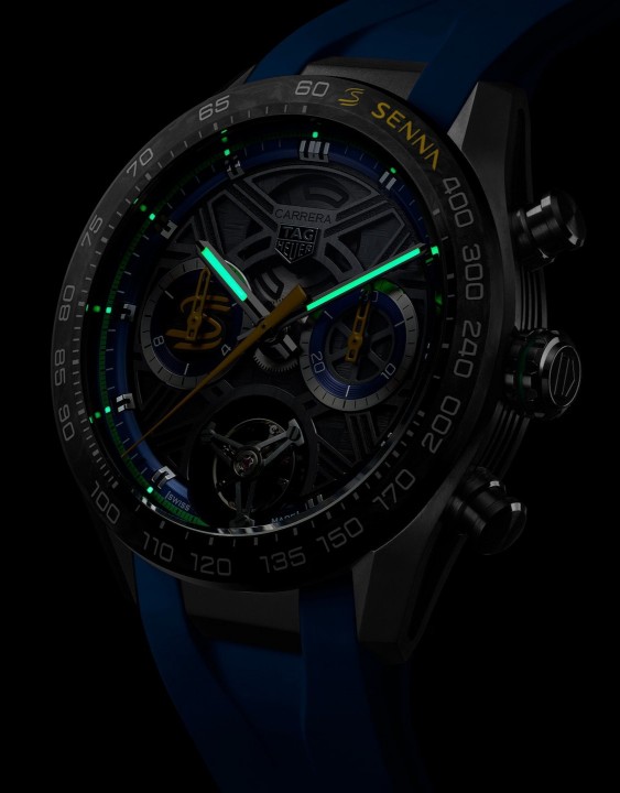 Obrázok z Tag Heuer Carrera Chronograph Tourbillon Extreme Sport x Senna Limited Edition