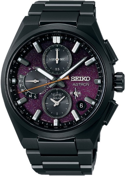 Obrázok z Seiko Astron GPS Solar 2025 Limited Edition ‘Yozakura’ Cherry Blossom By Night